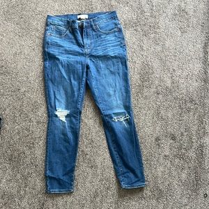 Womens Madewell crop jeans size 29